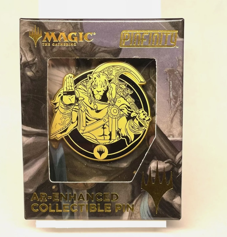 Pinfinity AR-enhanced collectible Ajani pin MTG